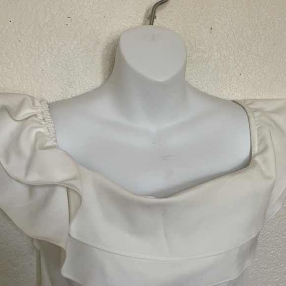 Sensemill Off the Shoulder Ruffle Bodycon Dress - Picture 8 of 8